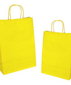 Alternative view of Shopper Florio Carta Jolly: 32 X 13 X 42.5 cm, giallo, cf. da 25 pz.