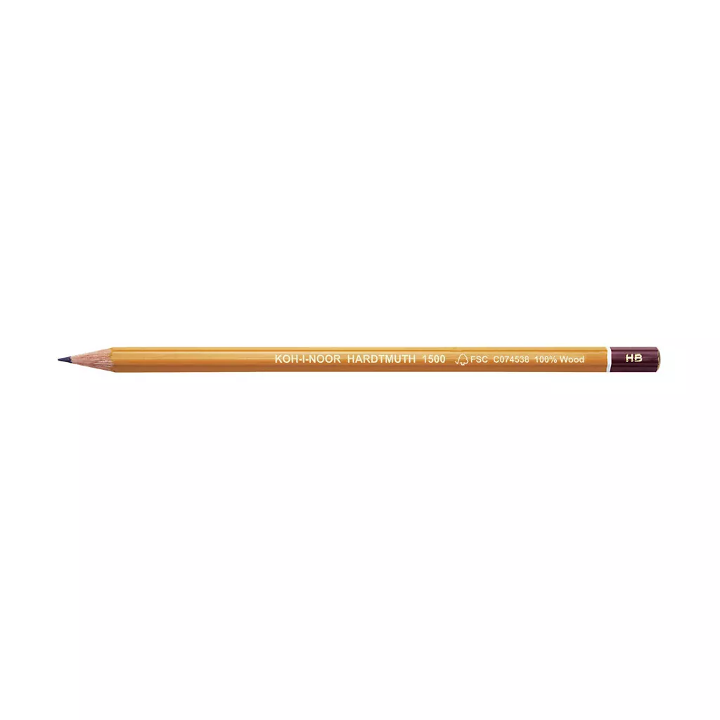 Matita in grafite Koh-I-Noor H1500: confezione con 12 pz., mina 2B