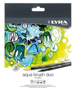 Alternative view of Pennarello Lyra Aqua Brush Duo: assortiti, cf. da 24 u.