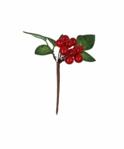 Chiudi Pacco Natale con mini Bacche Rosse h cm 10 – Serie 24 pz – Disponibile dal 25-11-2024