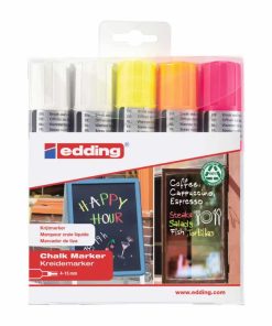 EDDING Windowmarker 4090 4-15mm 4090-E5 5 colori ass.