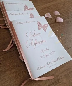 libretti cerimonia tema farfalle