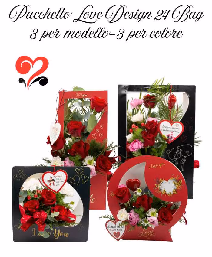 Alternative view of Pacchetto Love Design 24 Bag in 4 modelli e 2 colori