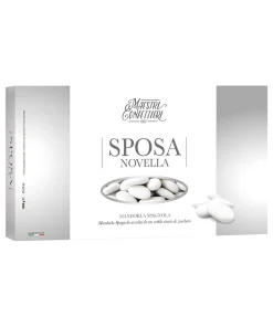 Alternative view of Confetto Sposa Novella  Mandorla Tostata Bianca